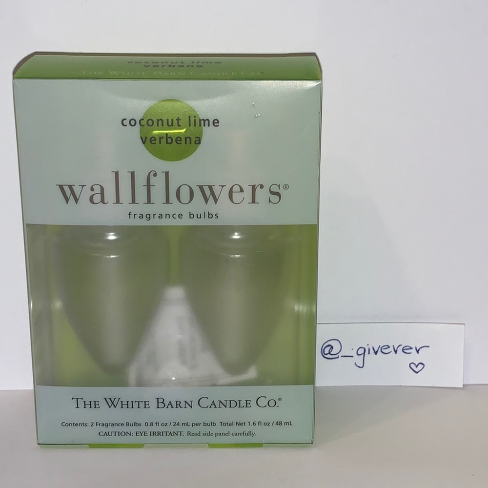 New Coconut Lime Verbena Wallflower Refills 2 Pack